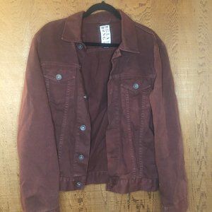 Billabong Red Denim Jean Jacket